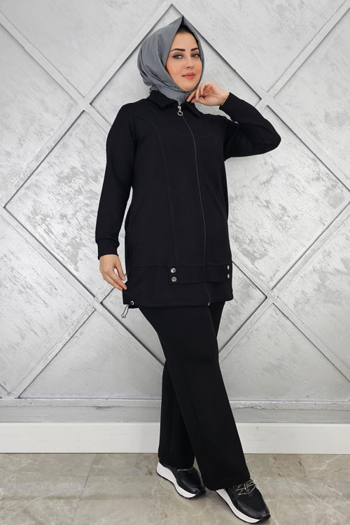 KADIN FERMUARLI ÇIT ÇITLI TESETTÜR TAKIM