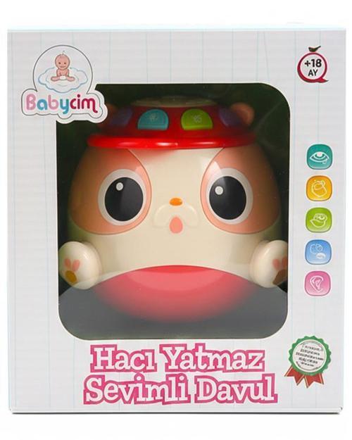 Babycim Hacıyatmaz Sevimli Davul Kırmızı