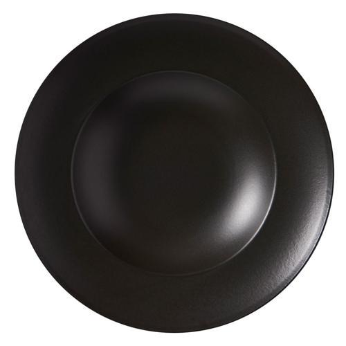 Reno 26 Cm Bone Makarna Tabağı - Bodrum Siyah