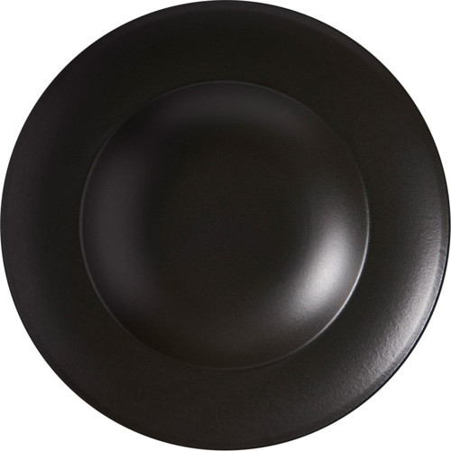 Reno 26 Cm Bone Makarna Tabağı - Bodrum Siyah