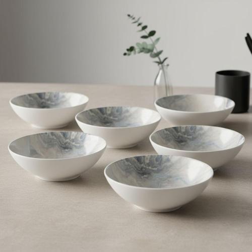 Camelia 6 Parça 15 Cm Bone Kase Takımı - 50