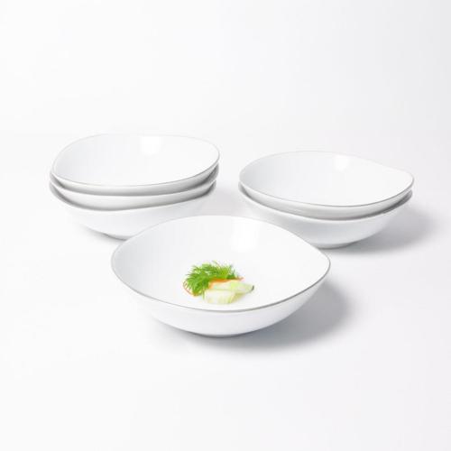 Roden 6 Parça 15 Cm Çorba Kasesi Gümüş Yaldız