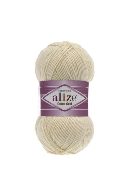 Yazlık Pamuk Ip Cotton Gold Amigurumi Punch Ipi 01 Krem