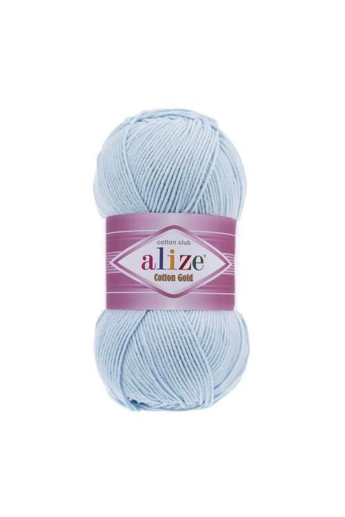 Cotton Gold 5 Adet %55 Pamuk - %45 Akrilik / 100 Gr - 330 M 513 Kristal Mavi