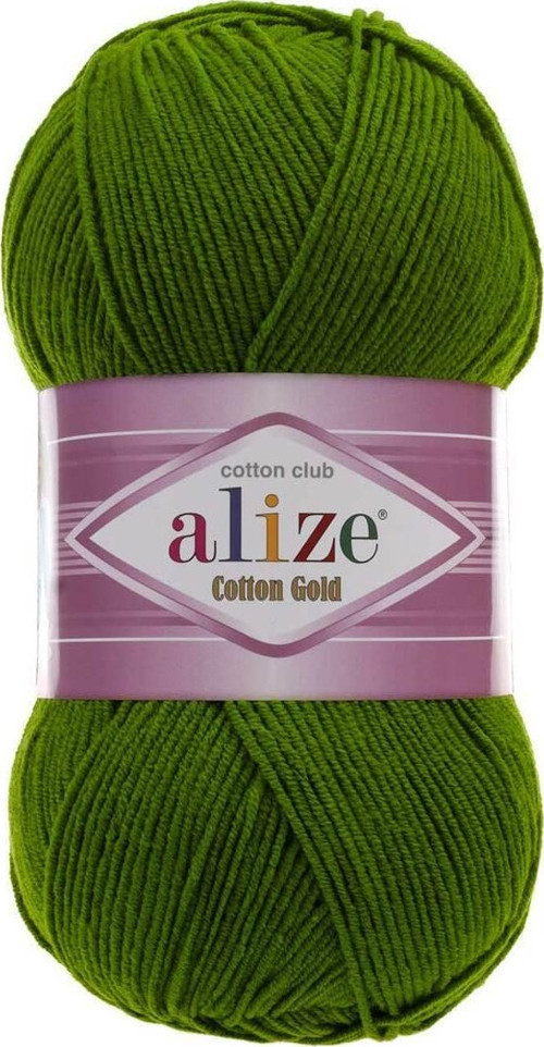 Cotton Gold 5 Adet %55 Pamuk - %45 Akrilik / 100 Gr - 330 M 35 Koyu Yeşil