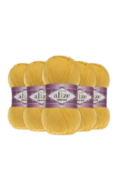 Cotton Gold 216 Koyu Sarı 5 Adet