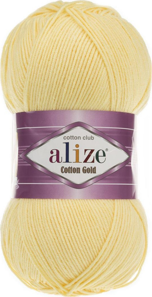 Cotton Gold 5 Adet %55 Pamuk - %45 Akrilik / 100 Gr - 330 M 187 A.Sarı