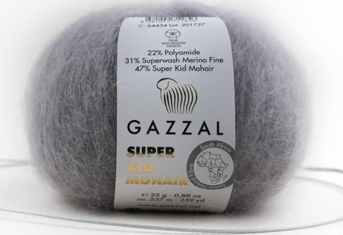 Süper Kid Mohaır 25 Gr %78 Yün-%22 Pa Karışımlı Doğal El Örgü Ipi Taka Yarn (64434)
