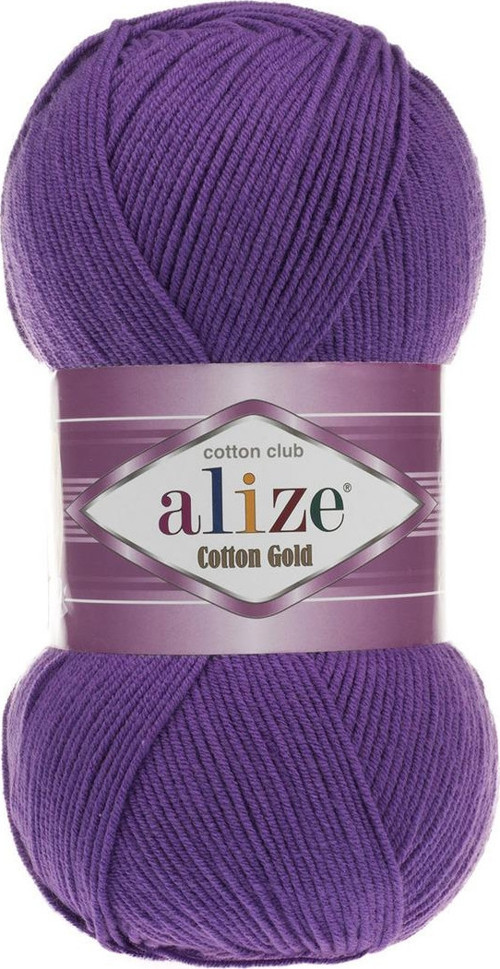 Cotton Gold 5 Adet %55 Pamuk - %45 Akrilik / 100 Gr - 330 M 44 Mor