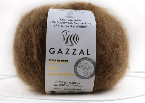 Süper Kid Mohaır 25 Gr %78 Yün-%22 Pa Karışımlı Doğal El Örgü Ipi Taka Yarn 64403
