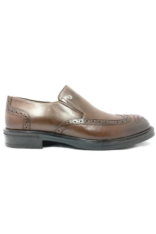 120723 Kahvereği Kışlık Kauçuk Taban Erkek Ayakkabı