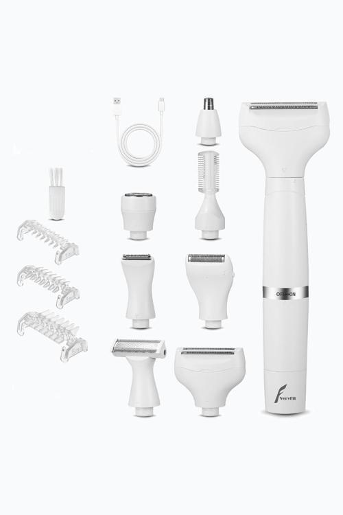 Kadın Tıraş Makinesi, 7' İn 1 Usb Şarj Edilebilir, Yıkanabilir, Küçük