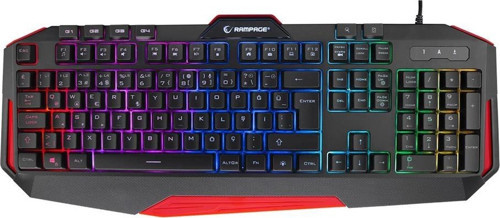 KB-RX7 ALPOR PRO Siyah USB RGB Aydınlatmalı Q Gaming Oyuncu Klavyesi