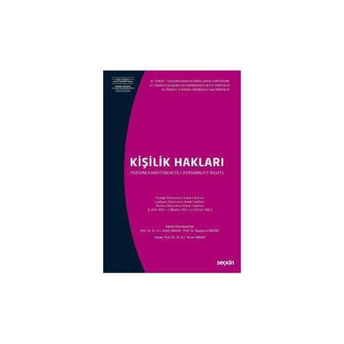 Kişilik Hakları Yener Ünver 57 2016/11