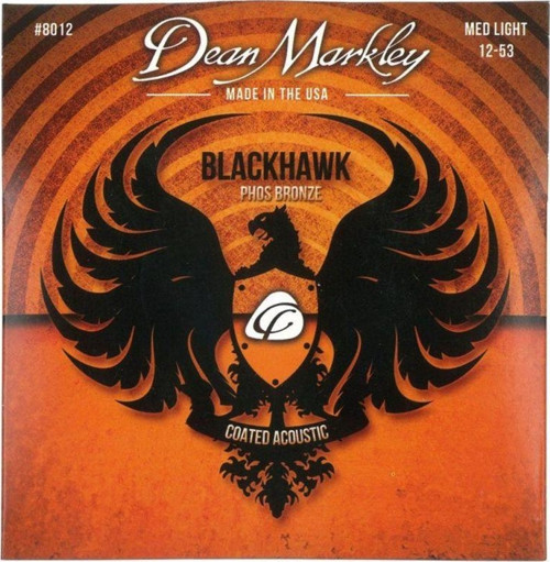 Blackhawk 8012 Kaplamalı 12-53 Medium Light Akustik Gitar Takım Tel