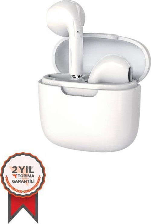 G70 Beyaz TWS Bluetooth Kablosuz Kulakiçi Kulaklık