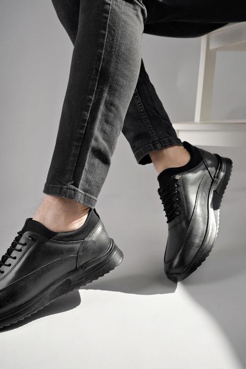 FREE Garantili Erkek Günlük Klasik Hakiki Deri Casual Rahat Ortopedik Ayakkabı