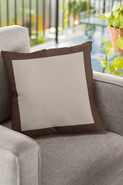 43X43Cm Premium Tay Tüyü Dokuma Kumaş Balık Sırtı Çift Taraflı Kırlent Yastık Kılıfı Krl352