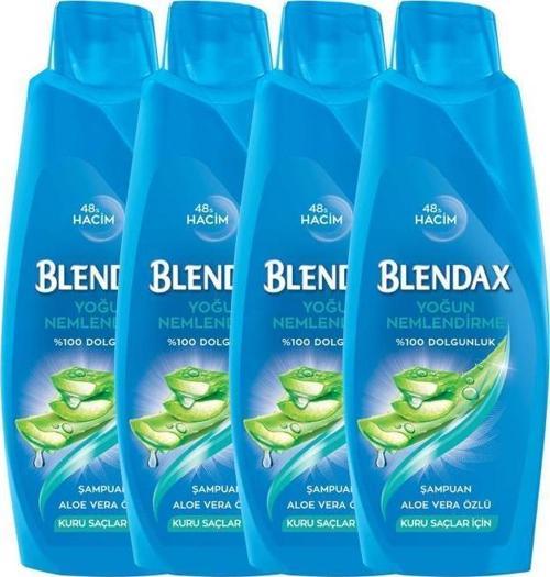 Yoğun Nemlendirme Aloe Vera Özlü Şampuan 500 ml x 4 Adet