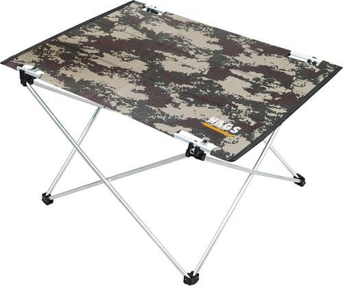 Ultralight Katlanır Kamp Masası Taşınabilir Kompakt Roll Up Outdoor Kamp Masası Medium Kamuflaj