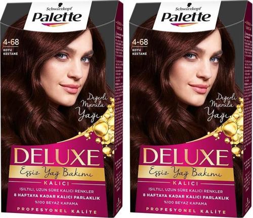 Deluxe 4-68 Koyu Kestane X 2 Adet Saç Boyası