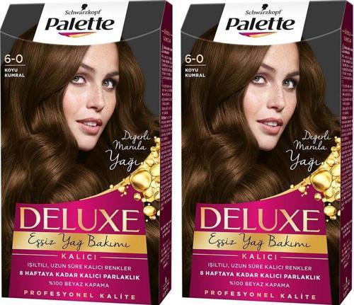 Deluxe 6-0 Koyu Kumral X 2 Adet Saç Boyası