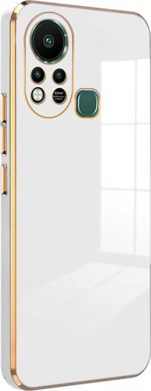 Infinix Hot 11S Kılıf Olive Plated Beyaz