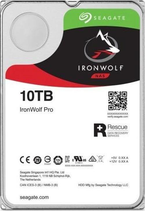 ST10000NE0008 IRONWOLF PRO 3.5" 10TB 7200rpm 256mb Sata 7/24 NAS Harddisk