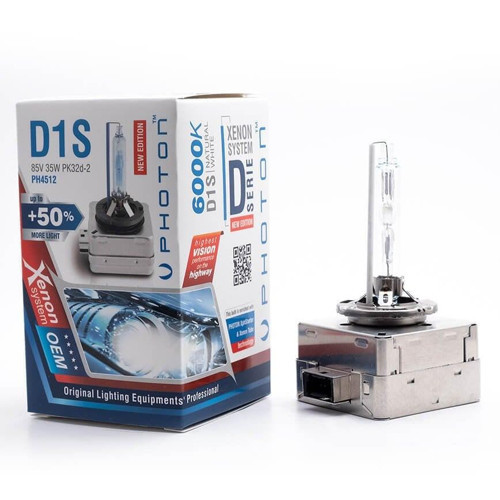 D1S 6000K +%50 Fazla Işık Xenon Ampul