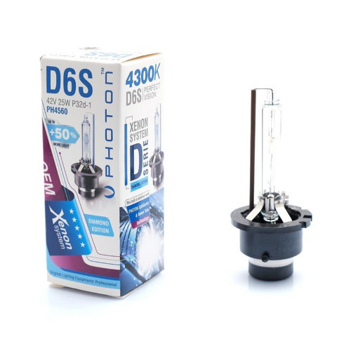 D6S 4300K +%50 Fazla Işık Xenon Ampul