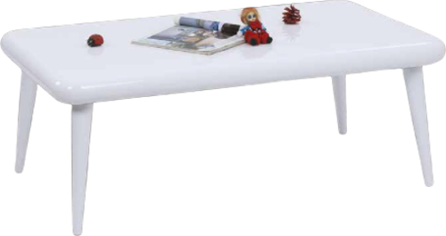 Orta sehpa 17592 OSM CLASS Model Sehpa Parlak Beyaz Kayın aslan ayak El Yapım 
