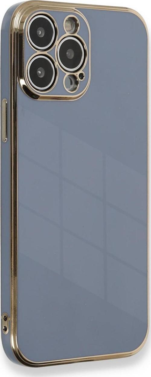 Apple iPhone 14 Pro Max Kılıf Olive Plated Lavanta Grisi