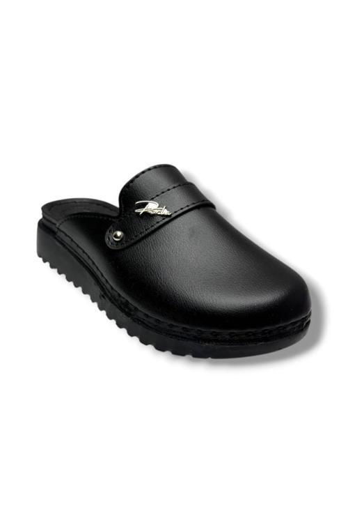 3100-26 Deri Ultra Soft Anatomik Sabo Kadın Terlik