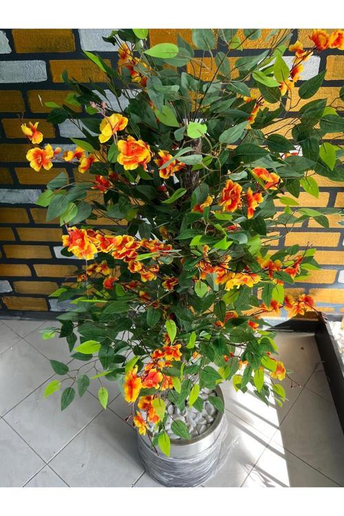 Yapay Benjamın Bahardalı 150 Cm Lux Metal Saksı Dahıl