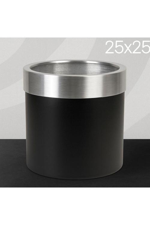 Metal saksı modern ölçüleri 25x25