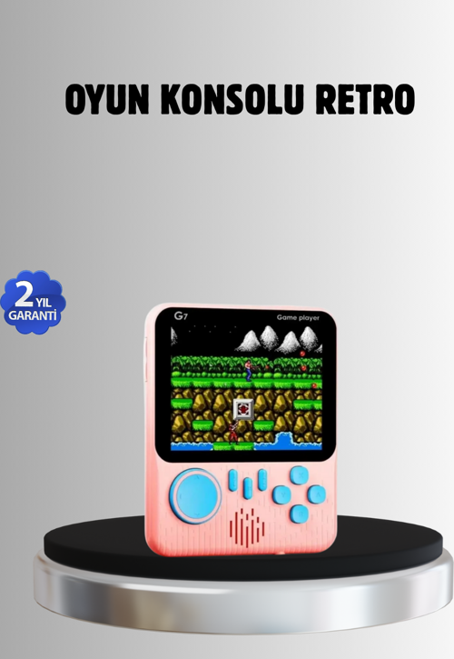 Retro Oyun Konsolu – 3.5 İnç Ekran, 666 Klasik Oyun, TV Bağlantılı