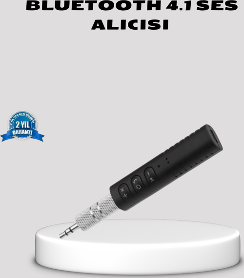 Bluetooth 4.1 Müzik Alıcısı 3.5mm Aux Girişli Mini Kablosuz Adaptör