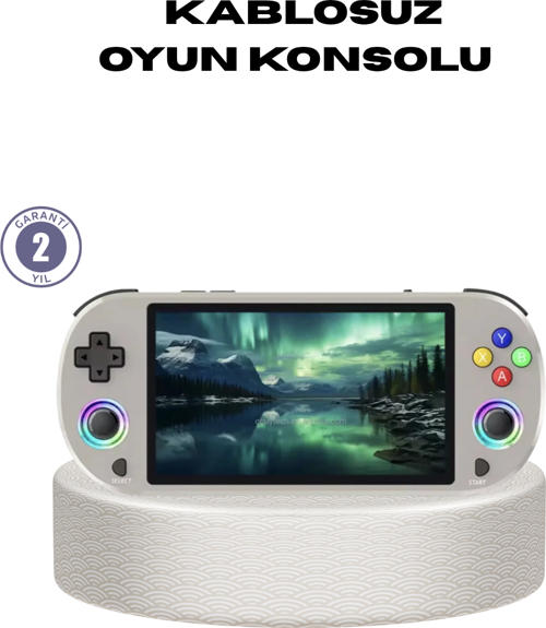Taşınabilir Retro Oyun Konsolu – 5 İnç IPS Ekranlı, 3000 mAh Şarjlı, HD Destekli