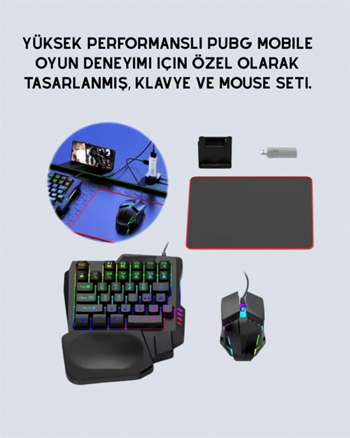 Kablosuz Mobil Oyun Kiti – 5 Parça Tam Set