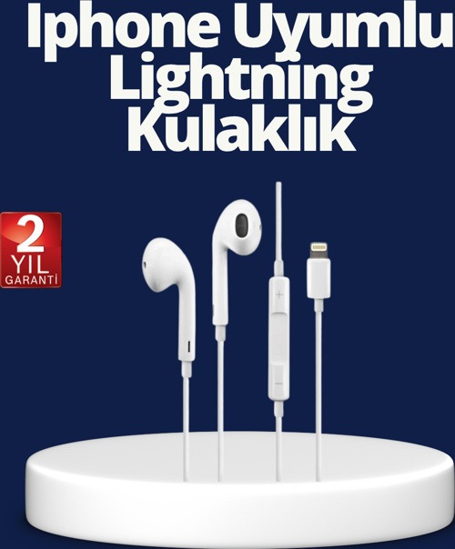 Yüksek Ses Kaliteli Mikrofonlu Kablolu Kulak İçi Kulaklık