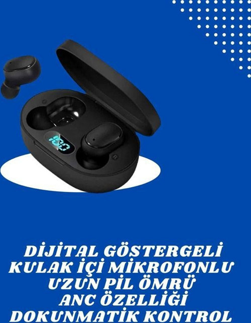 Çift Kulaklık Kampanyası Dokunmatik Kontrol Kulak İçi Yüksek Ses Kaliteli Mikrofonlu