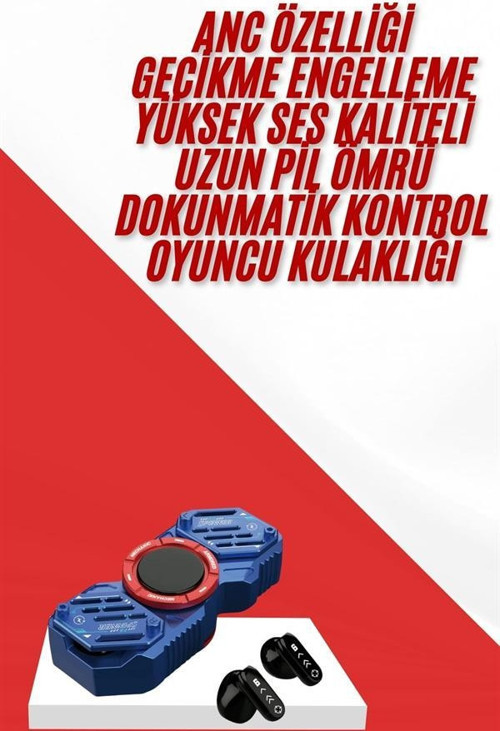 Bluetooth Kulaklık Stres Çarkı ANC Özellikli Gaming Kulaklık