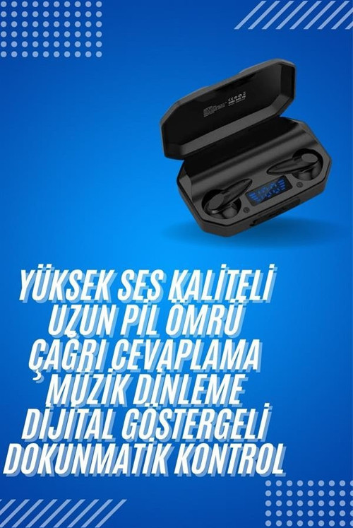 Rgb Işıklı Çift Mikrofonlu Siyah Profesyonel Oyuncu Kulaklığı Kablosuz Kulakiçi