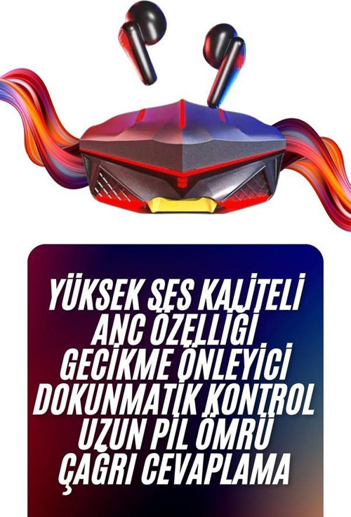 Bluetooth Kulaklık HD Ses Kaliteli Işıklı Metal Kasa Ios Android Uyumlu Mikrofonlu