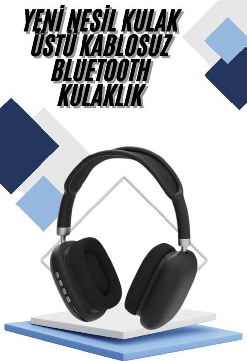 Yeni Nesil Bluetooth Kulaklık Kulak Üstü ANC Özelliği Yüksek Ses Kaliteli