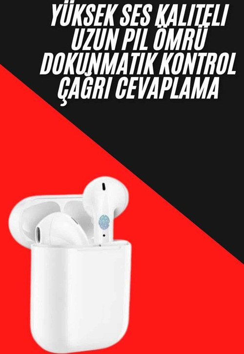 Yeni Nesil Çift Mikrofonlu Dokunmatik Kablosuz Bluetooth Kulaklık