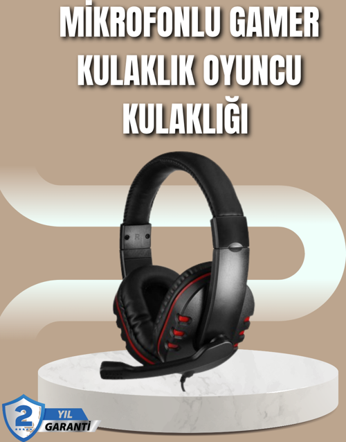 Bilgisayar Uyumlu Oyun Kulaklığı – Stereo Ses Deneyimi