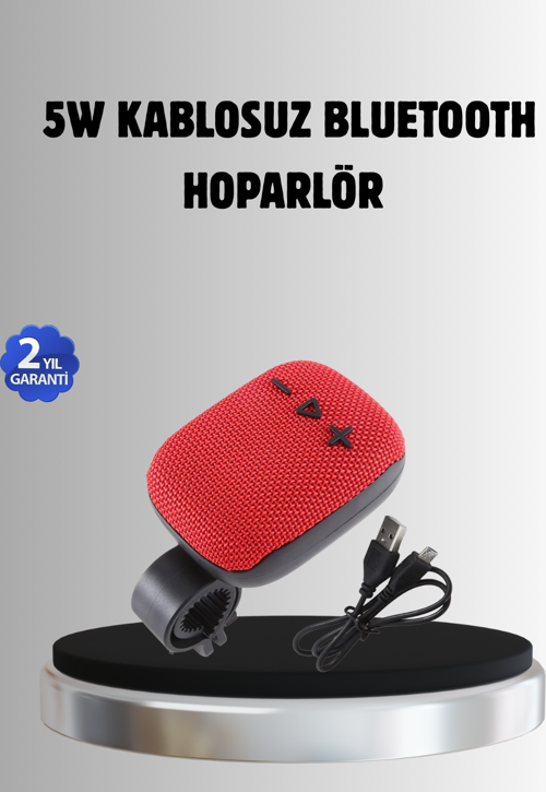 Taşınabilir Bluetooth Hoparlör – 5W Güçlü Ses, TWS ve FM Radyo Özellikli