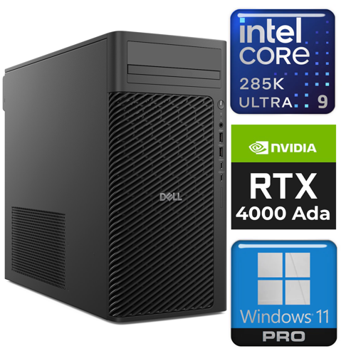 DWS Pro Max T2 Ultra 9 285K 96GB 8TB SSD 20 GB RTX4000 Ada W11P İş İstasyonu FCT2250 012