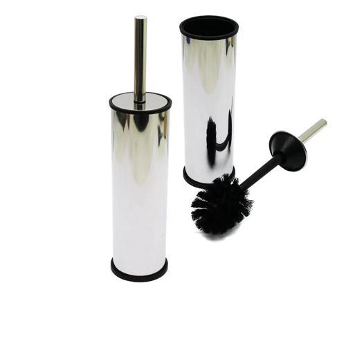 Mikro-1  Eko Metal  Klozet Wc Fırça Seti Düz Kapak